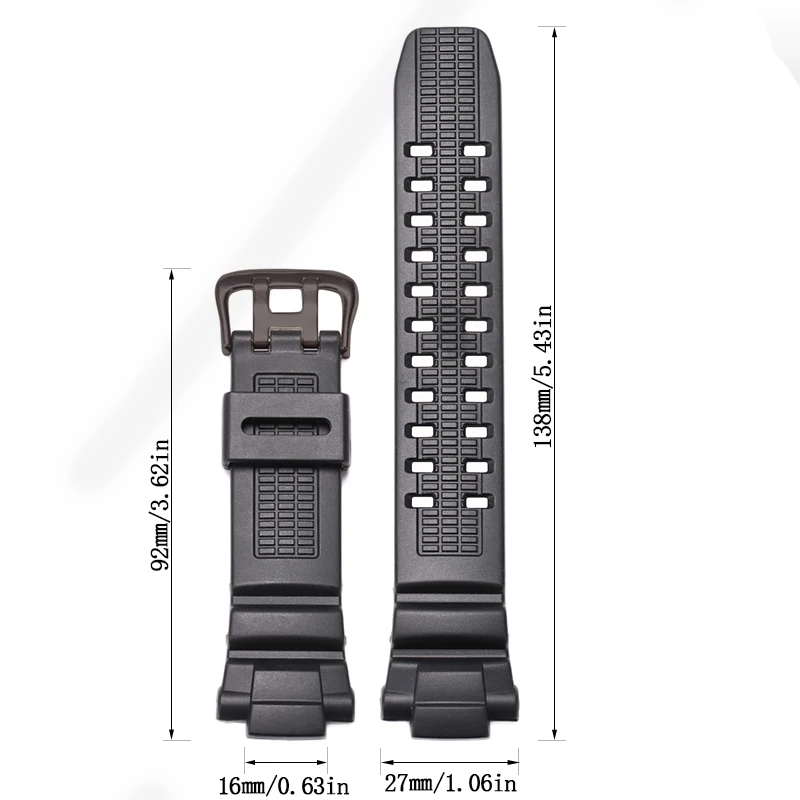 Rubber Watch Accessories Suitable for Casio GW-3000B GW-3500 2500BD Men's Watchband Resin Watch Strap Bracelet