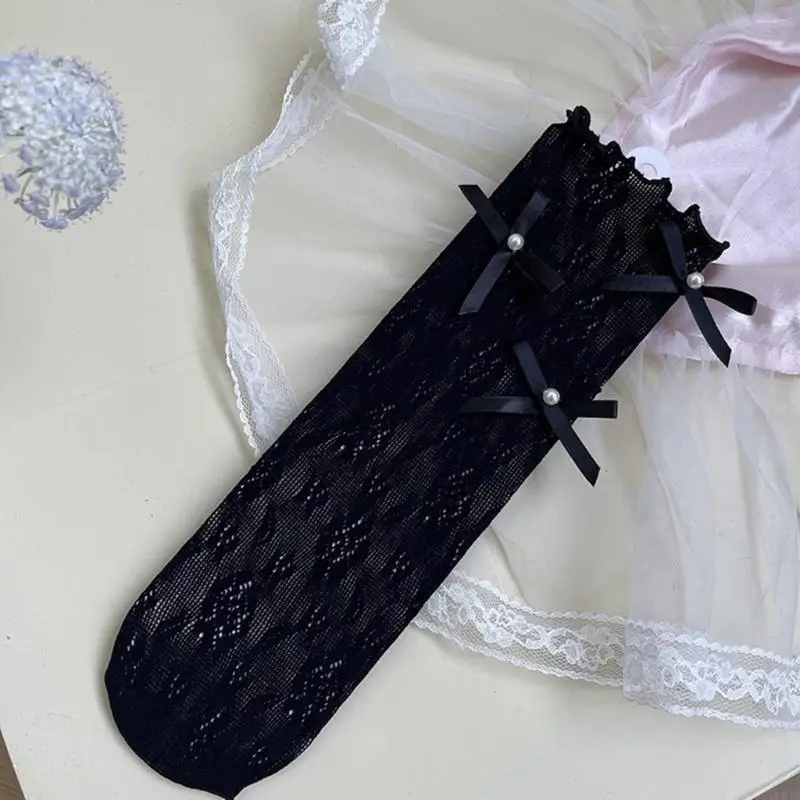 جوارب C5AA عجل الطول للفتيات الرضع الناعم التنفس الجوارب القابلة للتكديس 3-12T الأطفال