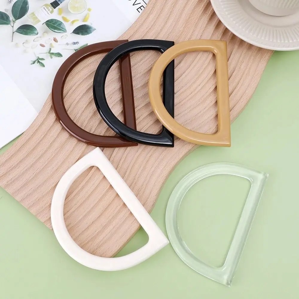 

DIY D-Shape Bag Handles Resin 120x80MM Handbag Handles Bags Handgrip