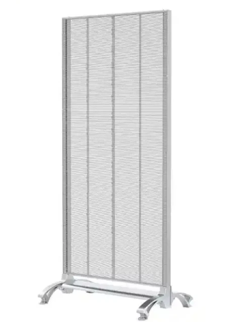 شاشة LED شفافة داخلية واقفة ملصق رقمي P3.9-P7.8 شاشة LED شفافة للنوافذ لوحة شبكية LED غير مرئية #5