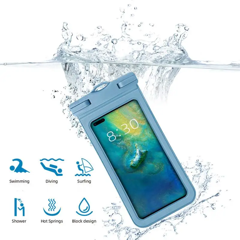 Waterdichte Telefoon Case Pouch Protector Voor Iphone Xiaomi Samsung Redmi Mobiele Telefoon Cover Onderwater Case Universal Water Proof Bag