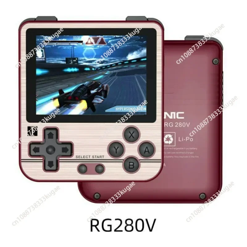

RG280V Retro Game Console 2.8 Inch Open Sourse System PS1 Game Player Portable Pocket 2500Games Handheld Game Console