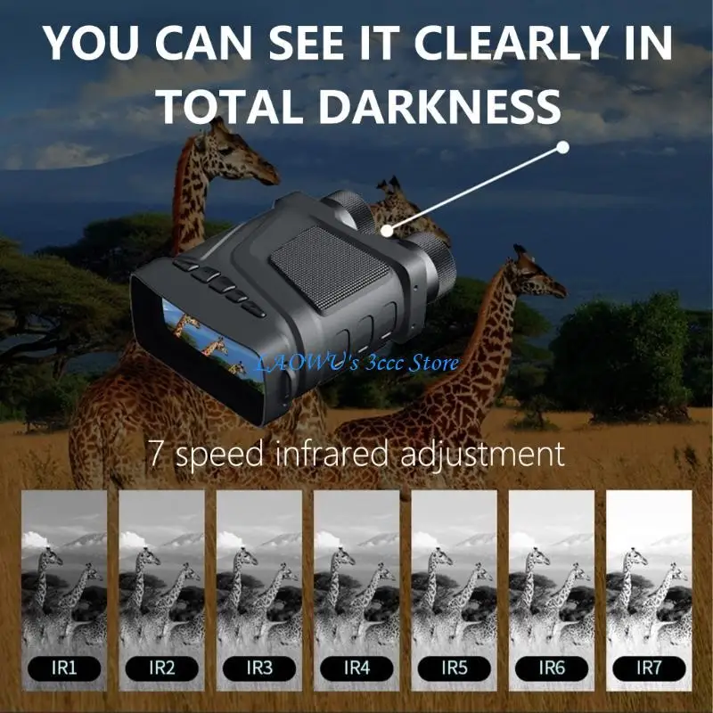 

Y8AD Night Binoculars 10X Zoom 1.54in Screen Day and Night Binocular