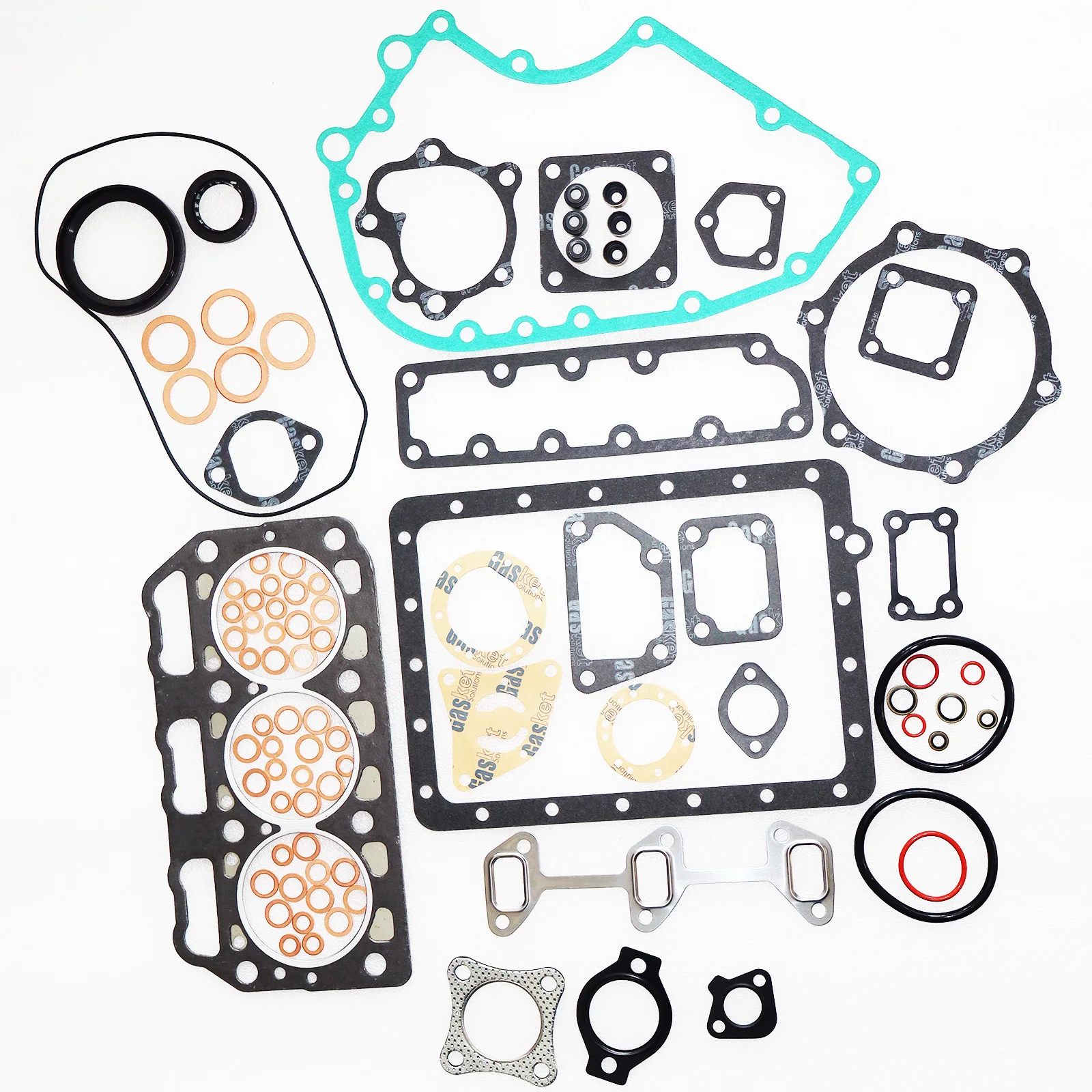 3GM30 3GM30F Engine Gasket Kit Fits for Yanmar Marine Boat Diesel Engine Cylinder Head Repair Parts