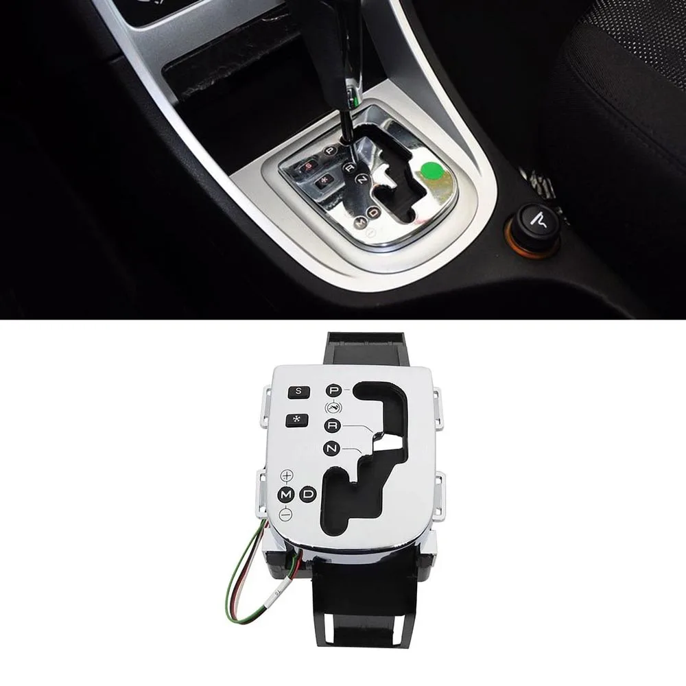 Car Transmission Table Cover Interior Trim Panel Gear Shift Knob Control Panel for Peugeot 307 96704079VD