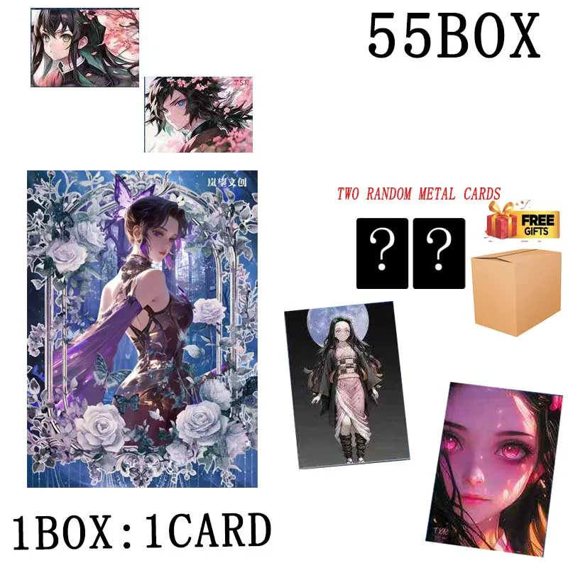 

Оптовая продажа Demon Slayer Lanwang Wenchuang Коллекция Booster Box Wave1 Алмазная карта Детская игральная карта Игрушка Подарки для взрослых Настольная игра