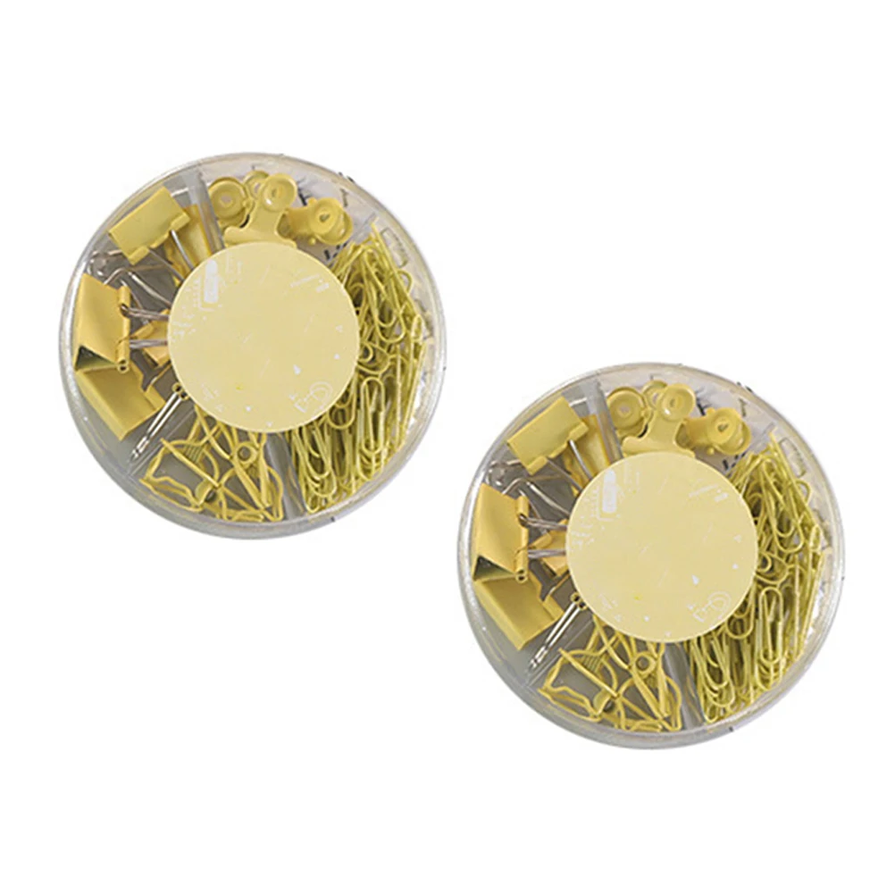 

2 set Premium Metal Binder Clips Heavy Duty Paper Holder For Office School Home Bright Color File Organizer Stationery Pins