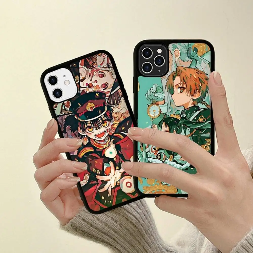 Classic Vintage Cute Hanako Kun Anime Phone Case For IPhone 17 16 15 14 13 Plus 12 11 Pro Max PC+TPU Cases Back Cover