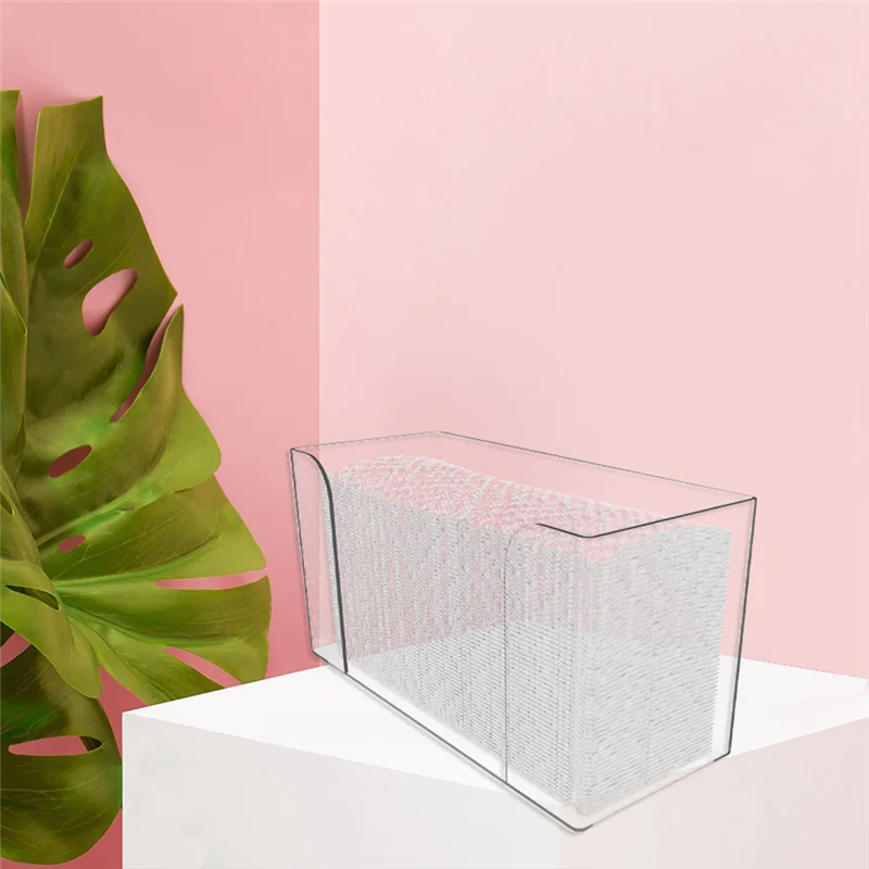 جديد 2 قطعة موزع المناشف الورقية كونترتوب واضح حامل مناديل منشفة الضيوف ل Z-Fold C-Fold أو المناشف الورقية متعددة الطي