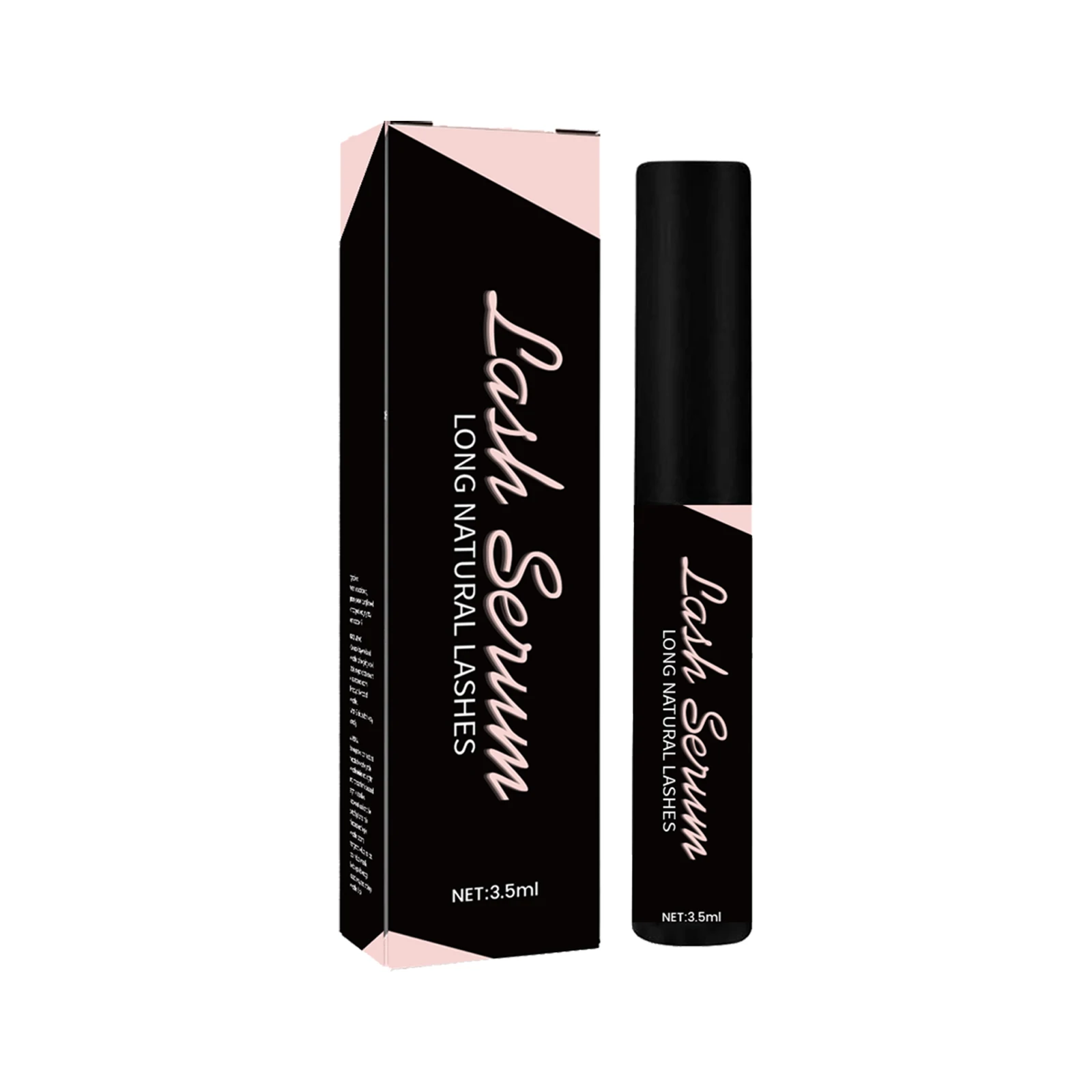 3.5ml Natural Eyelash Serum Lengthen & Thicken Lashes, Nourish Roots Mascara with Hyaluronic Acid & Ginseng