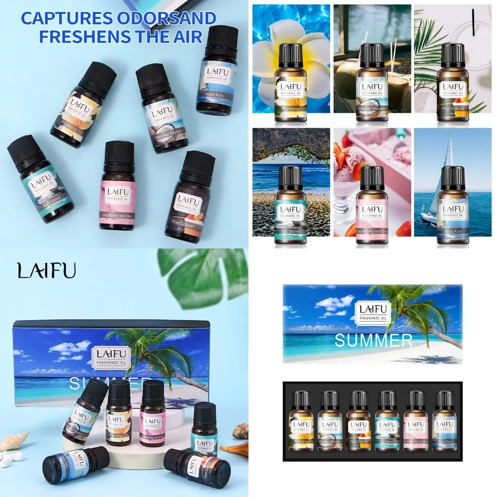 

Pure Organic Aromatherapy Essential Oil Kit - 100% Natural, Water Soluble, Relaxation, Wellness, Air Freshener, Stress Relief, L