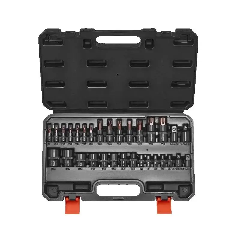 

SucceBuy Torx Bit Socket and External Torx Socket Set 31-Piece Alloy Steel and Cr-V Steel with Adapter and Enhanced Storage Case
