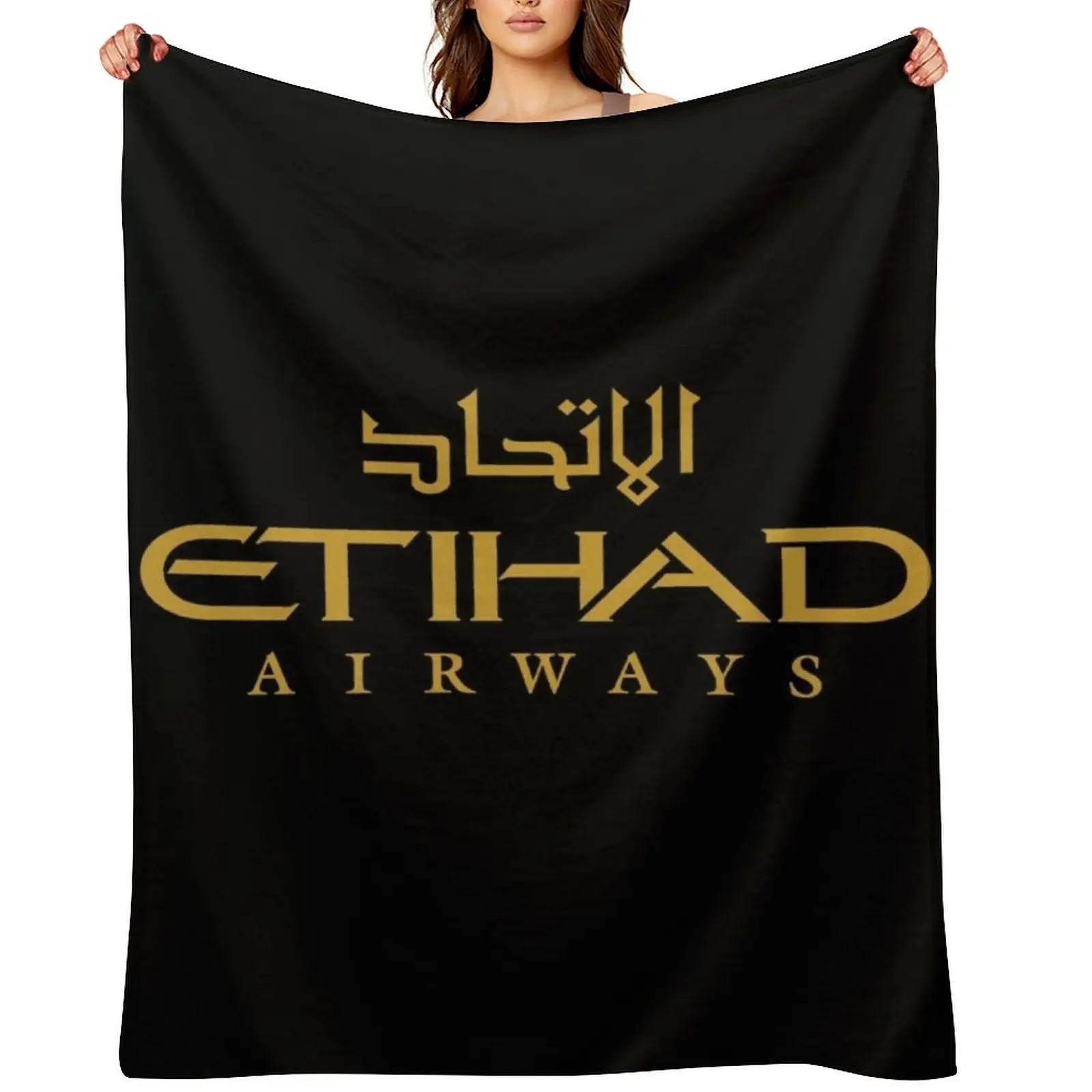 

dubai airways Throw Blanket Thermals For Travel Warm Bed Giant Sofa Blankets