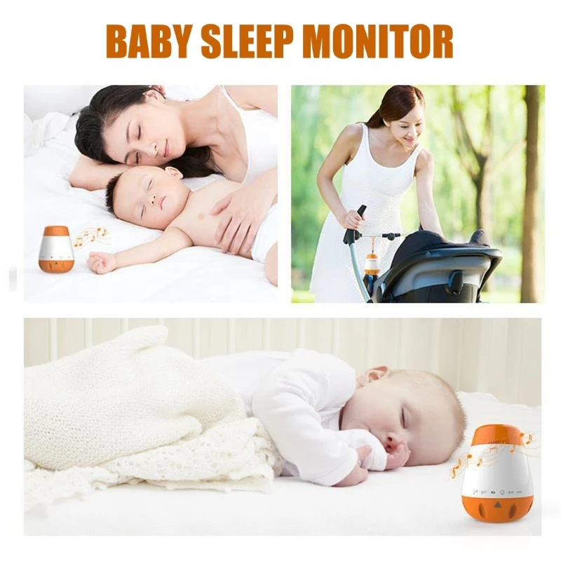 Baby Sleep Sound Music Soothing Toy White Noise Sound Machine Sound Generator Infant Sleep Soother USB Rechargeable