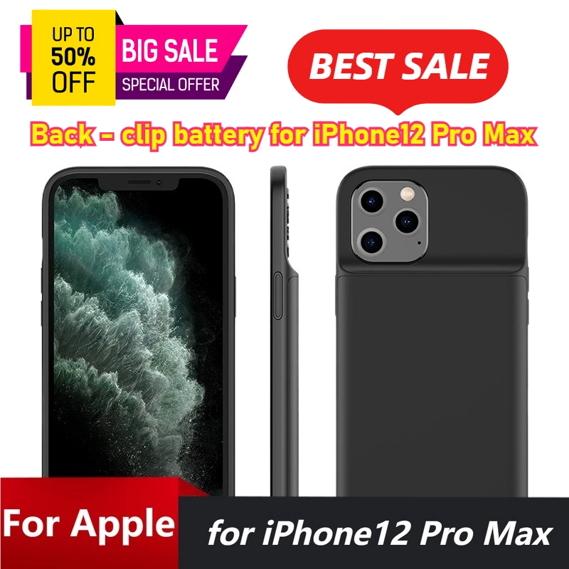 

for iPhone 12 battery case Promax wireless charger mobile phone case power bank