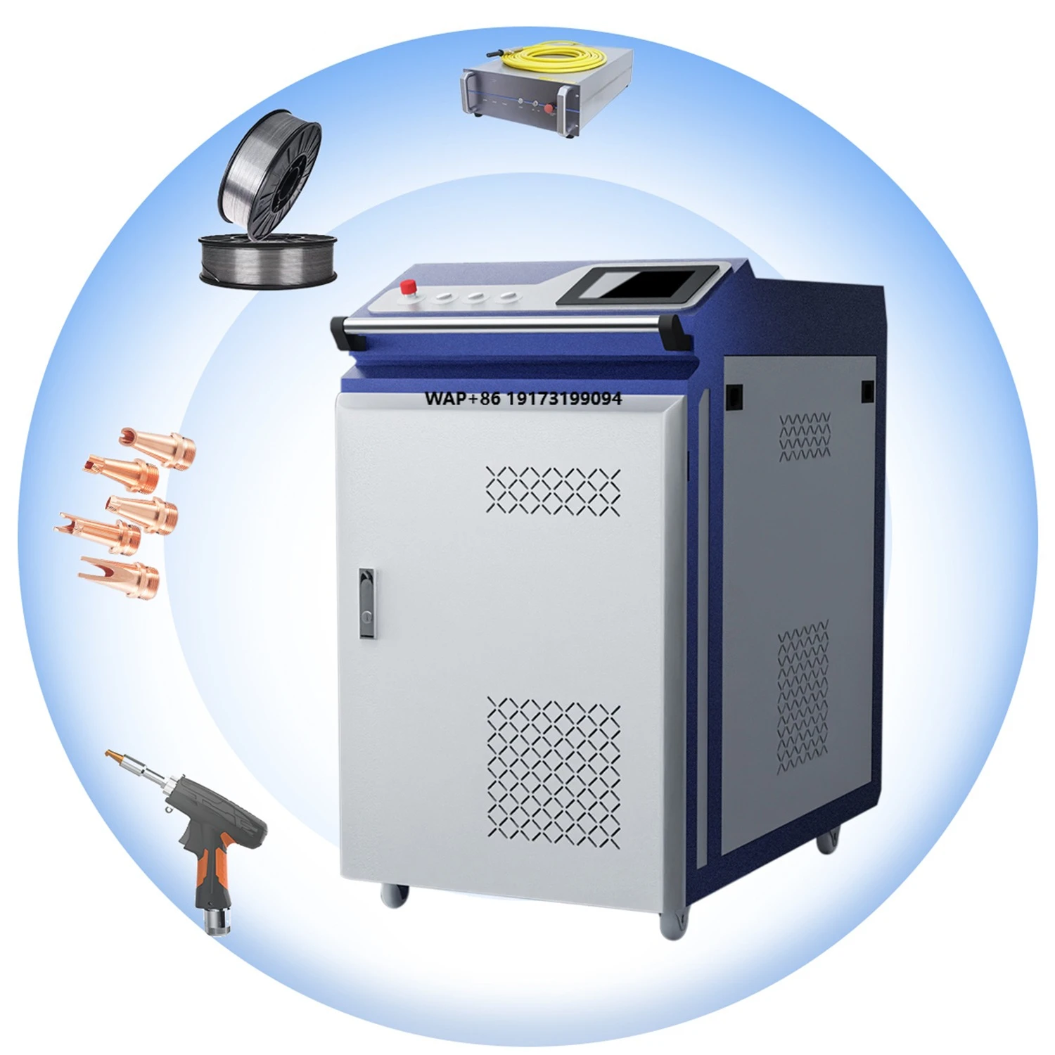 

Newport Portable 3000W Four-in-One Fiber Welding Machine for Stainless Steel, Iron and Aluminum, Made in China Factory