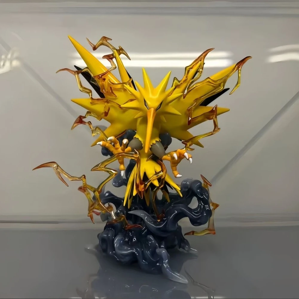 15,5cm/6,1 Zoll Anime Pokemon Figur Zapdos Actionfiguren PVC Sammlermodell Spielzeug für Geschenke