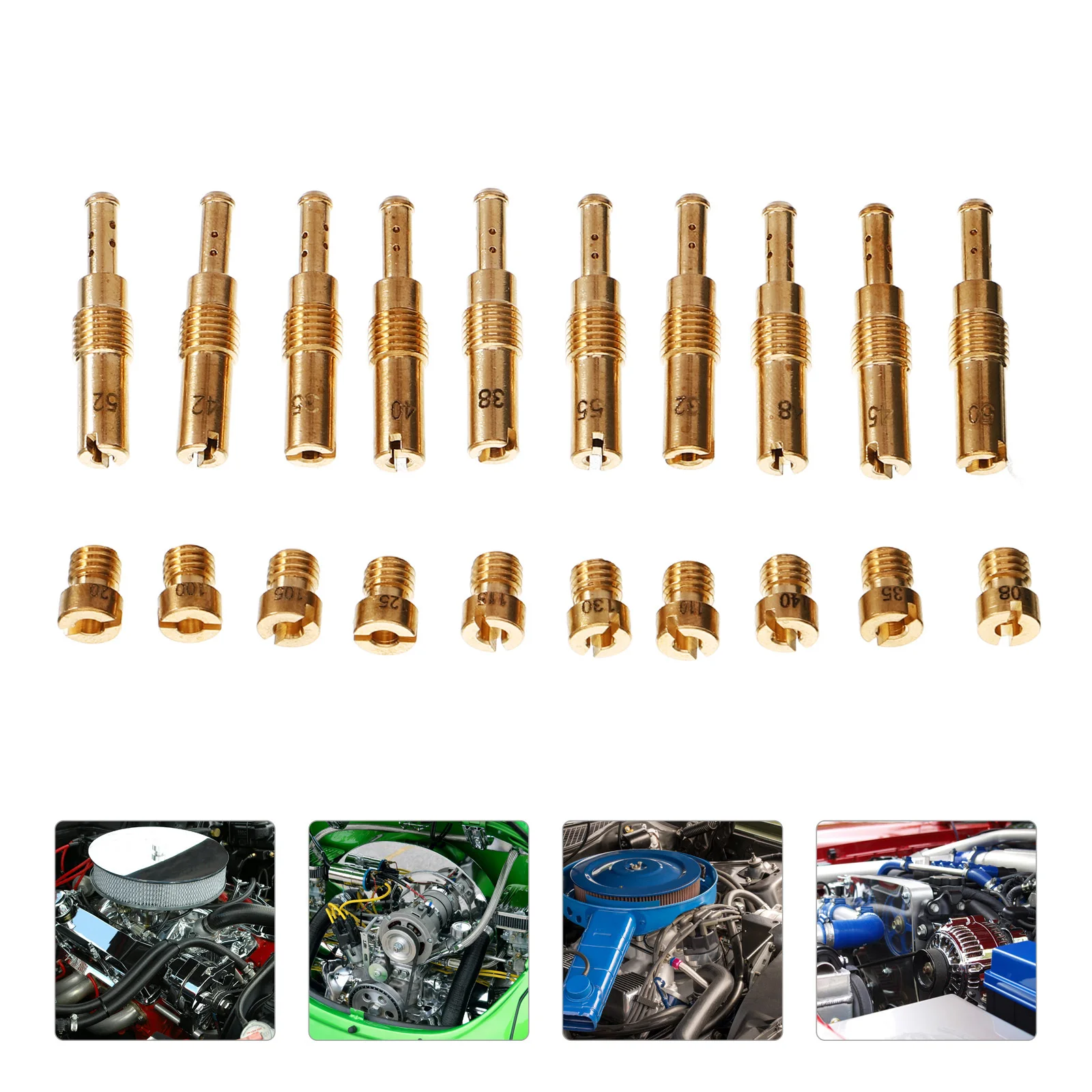 

1 Set Carburetor Main Auxiliary Measuring Holes High Pressure Hose Nozzle Sprayer Kit For Generator Engine Replacement Parts