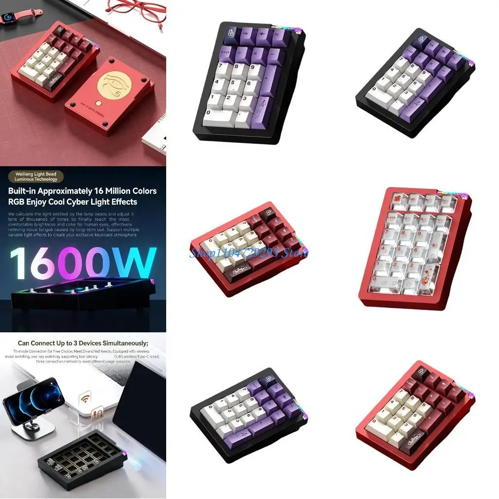 

Y2GD Aluminum Comfort Typing Numeric Pad Offering Durability Keys and Backplate Enhances Productivity