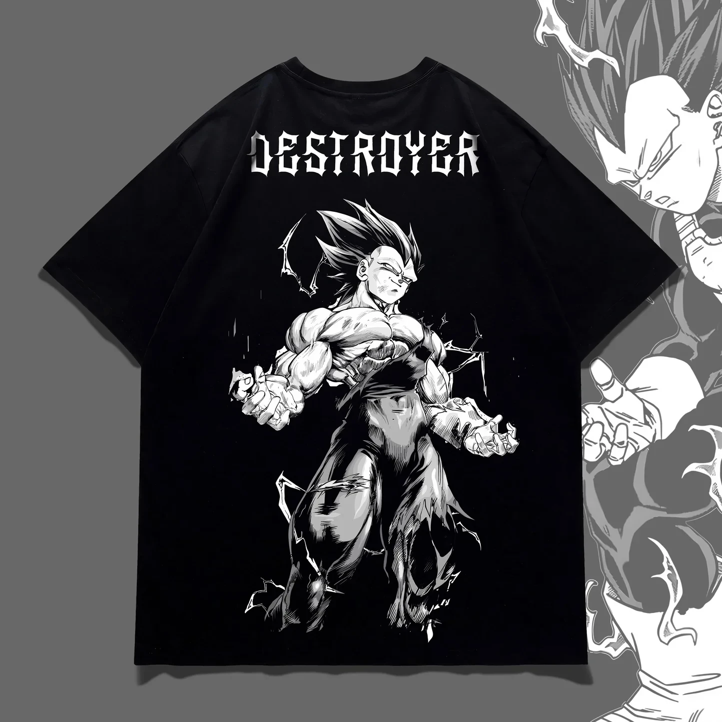 ドラゴンボールグラフィック Tシャツ日本アニメベジータウルト - Summer Clothing Ego のレビューと価格