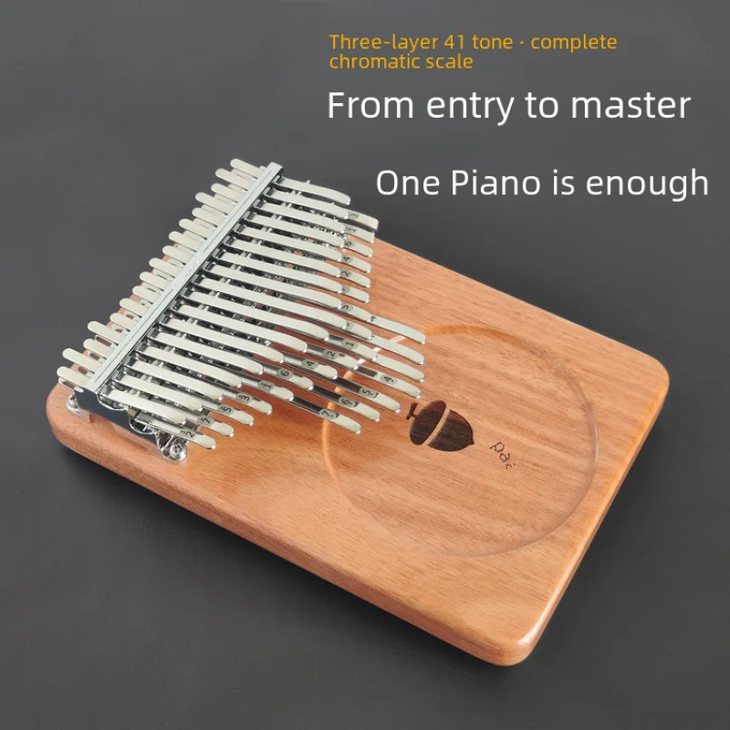 

seedsFruit41Tone Thumb Piano Three-Layer Semitone August Man Wood Plate Kalimba PianokalimbaFinger Piano