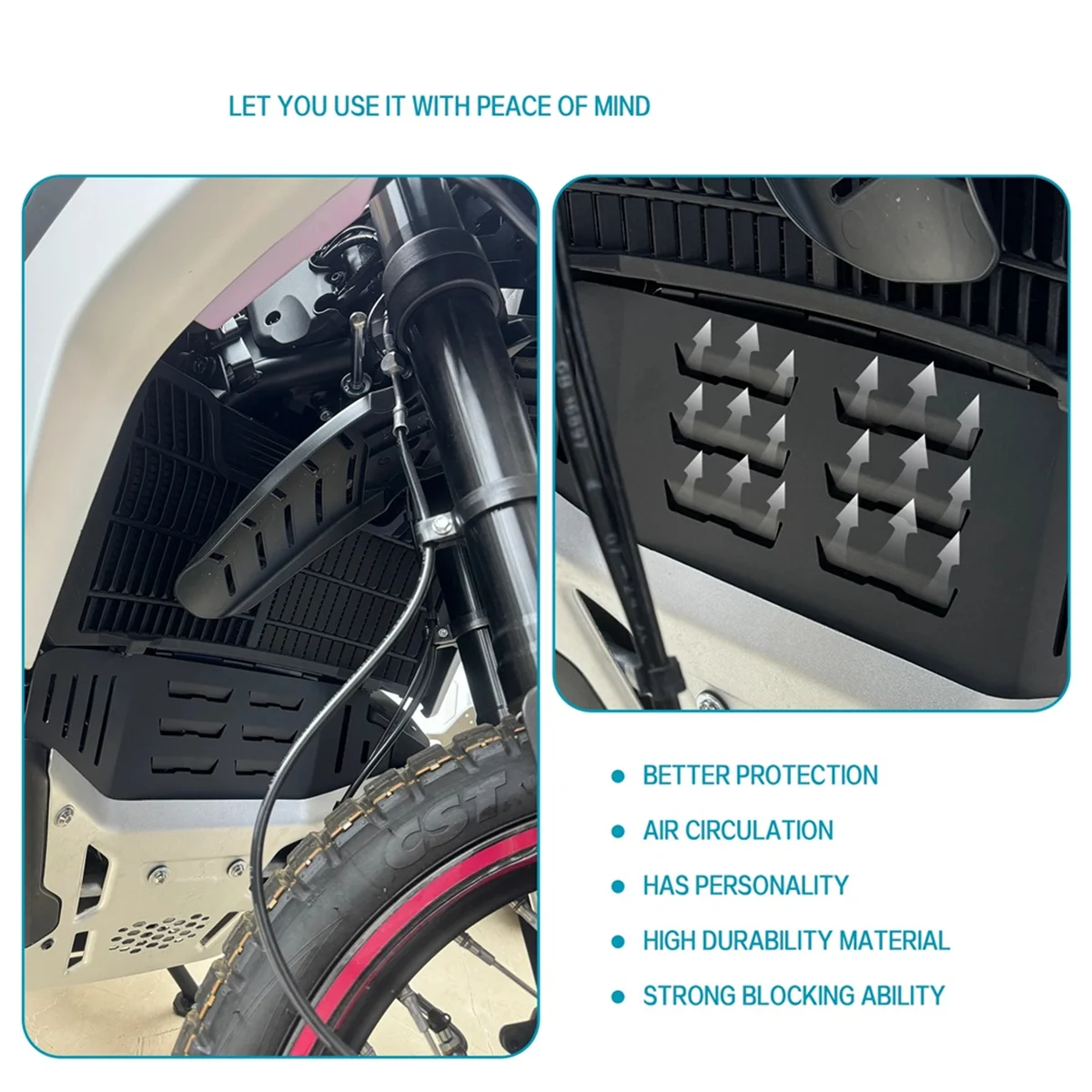 

High-Quality Motorcycle Engine Skid Plate Cover for 800MT-X MTX800