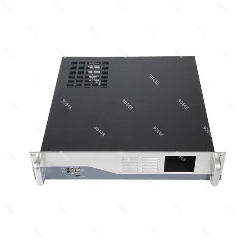 2U Rackmount Server Chassis 19 Inch Industrial Case 6 HDD Bays Support Standard ATX PSU For NAS Storage Security NVR Monitor