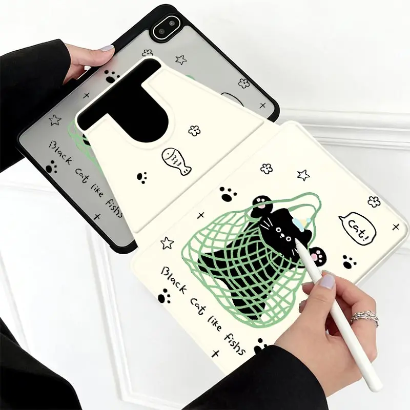 Built-in Pen Slot 360 Rotate Shell for OPPO PAD 2/3 11.6 PAD 5/6 12.1 OnePlus 2pro 13.2 OPPO SE 11 Air2 11.4 4/5pro 13.2