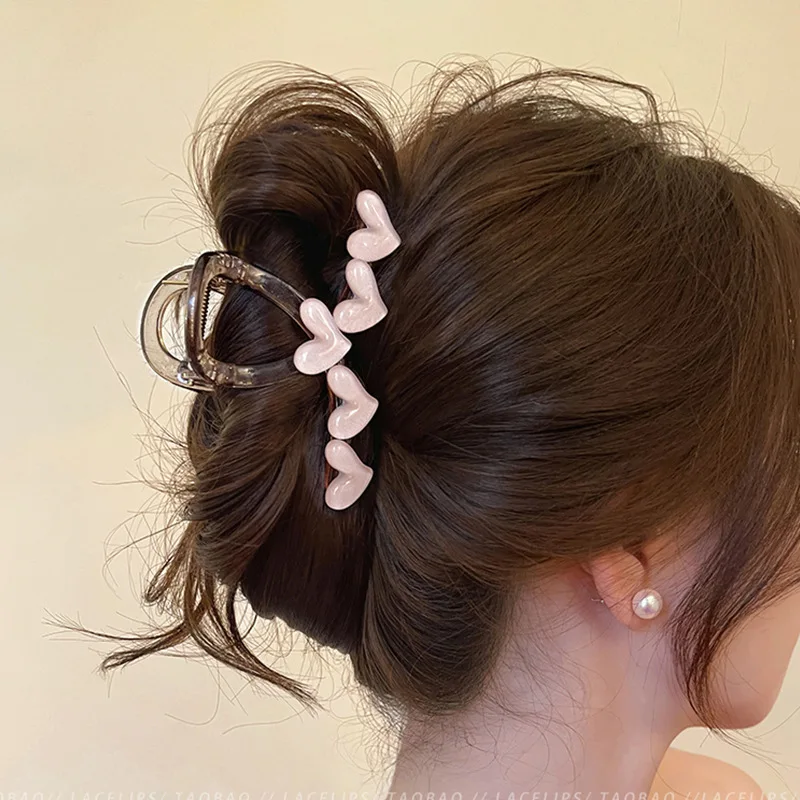 

Большой зажим для густых волос, женская заколка в виде акулы с затылкой на спине, новый стиль 2025 года, аксессуар для волос в корейском стиле