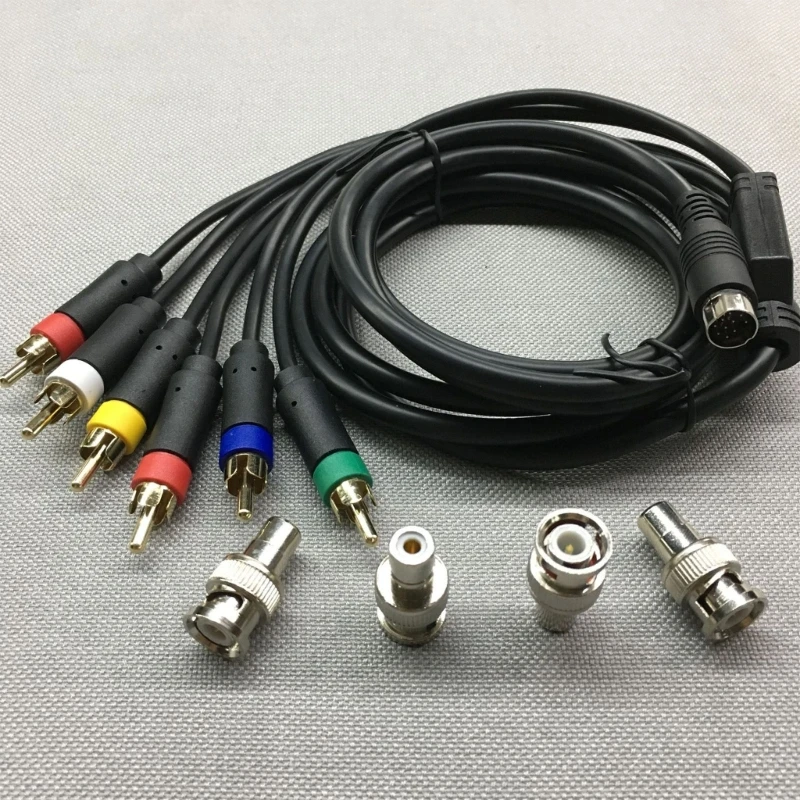  High Accuracy Sound Video Cord Deliver Resolution for Old Schools Consoles