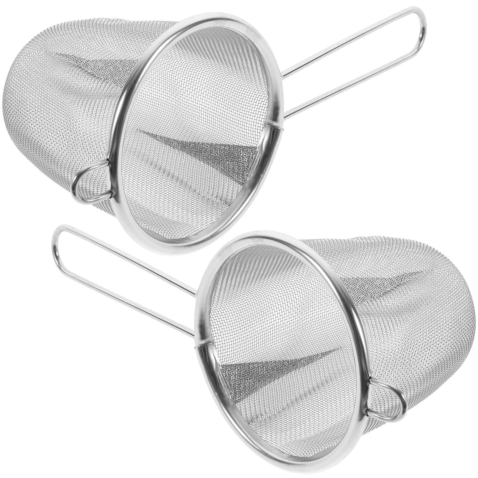 

2pcs Stainless Steel Tea Strainers Fine Mesh Filter Home Office Leak Proof Kitchen Bar Tools Tea Leakers