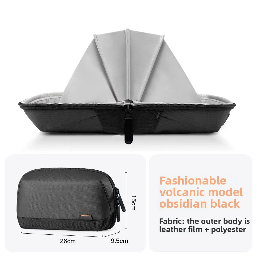 New Digital Storage Bag, Power Bank, Data Cable Bag, Business Travel, Portable Volcano Bag, Waterproof and Wear-resistant