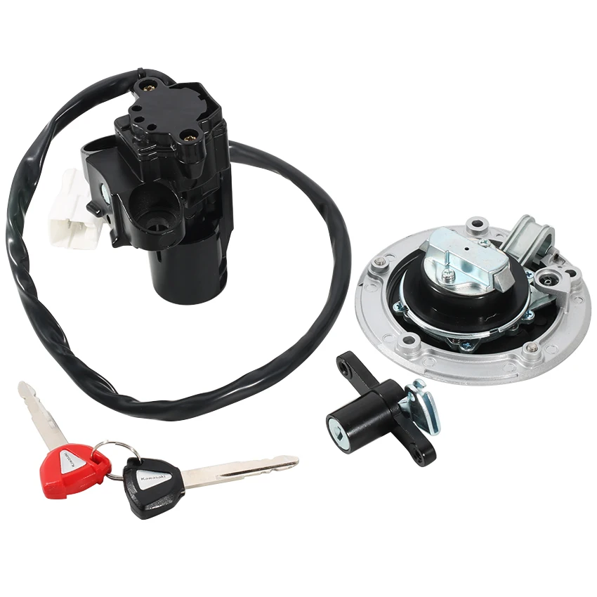 

Motorcycle Accessories Ignition Switch Fuel Gas Cap Kit For Kawasaki ER650 ER-6N EX650 ER-6F Ninja 650 EX400 Ninja 400R