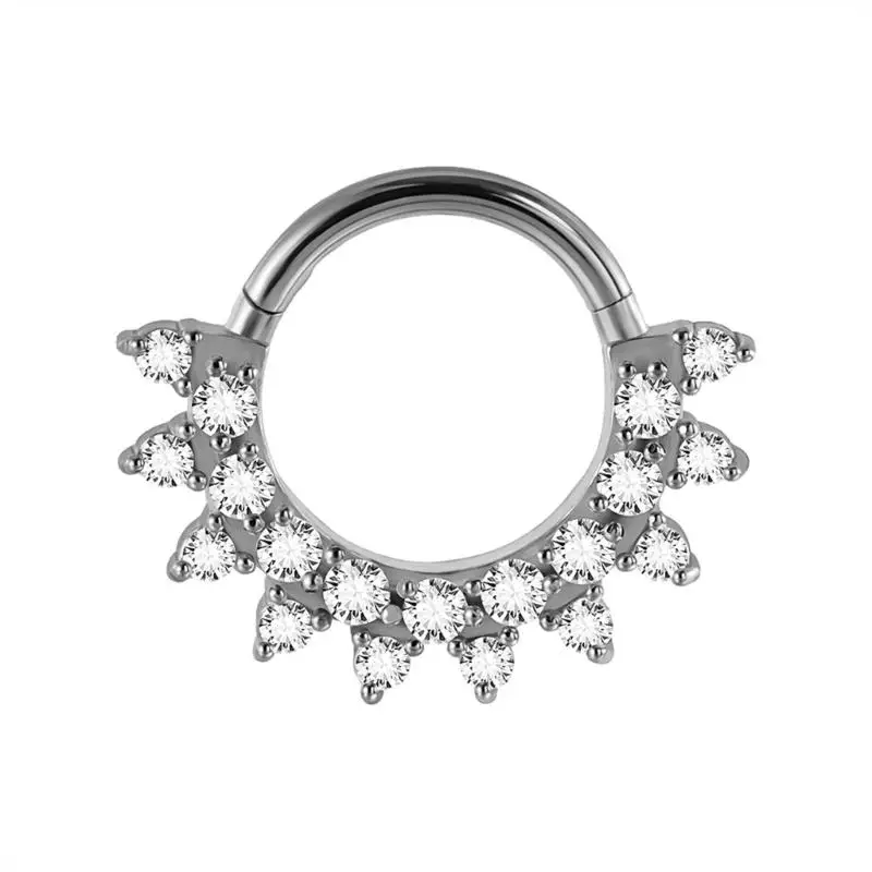 Image 4: Anneau Cartilage en nez, oreille, Septum élégant, bijoux corps en acier inoxydable, 31BB