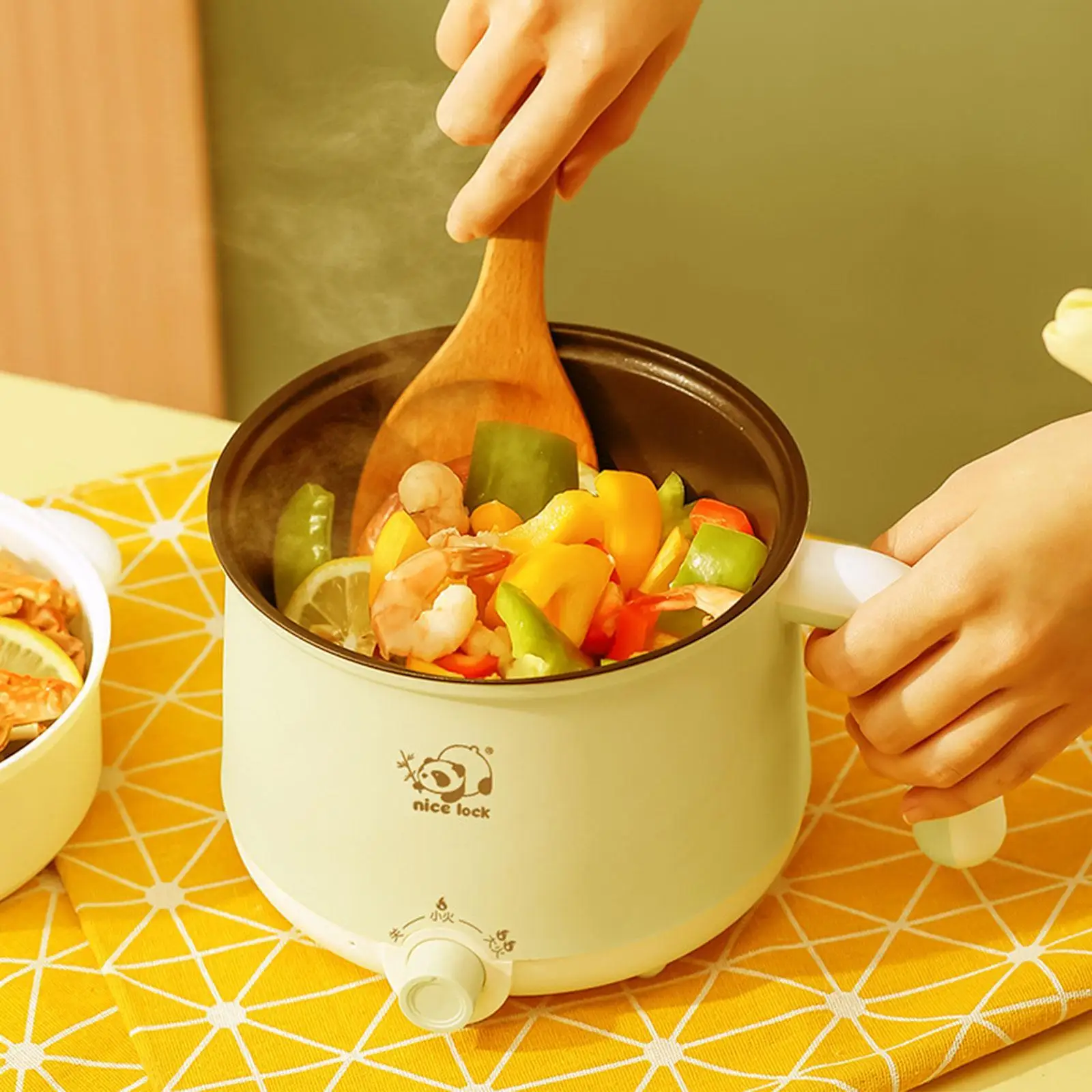 Многофункциональная мини-плита, 2-ступенчатая мини-плита для путешествий, яиц, жарки супа