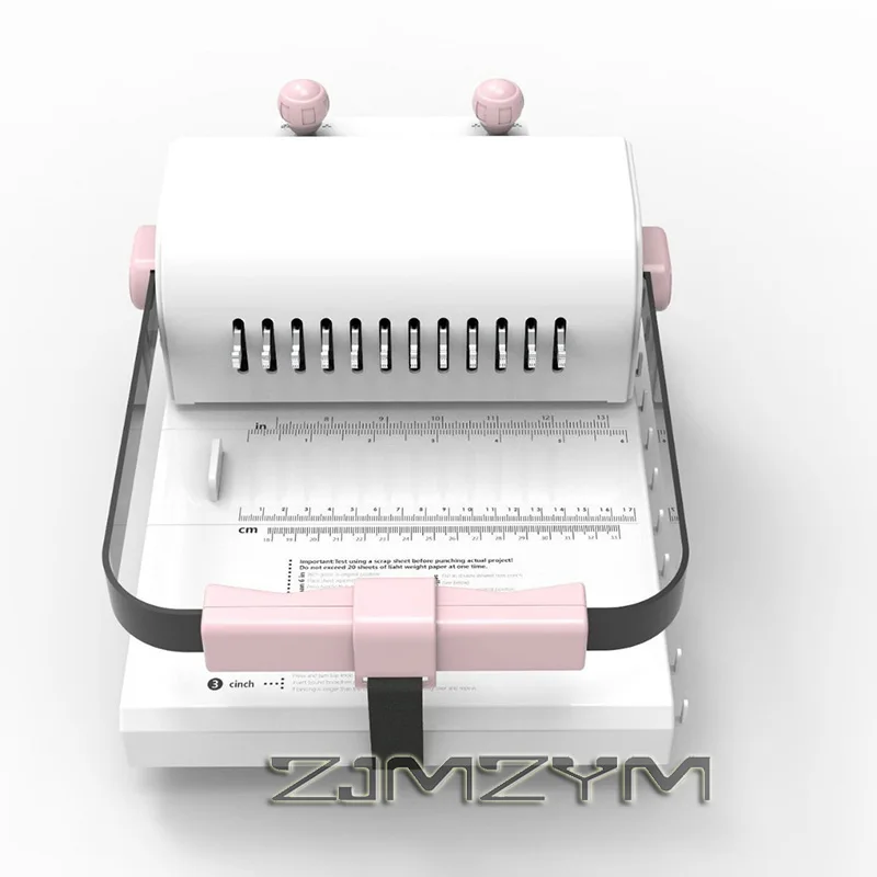 Binding Machine 2:1 Double Wire Binding Machine Single-pass 20 Pages Punching Suitable for Book and Notebooks Binding