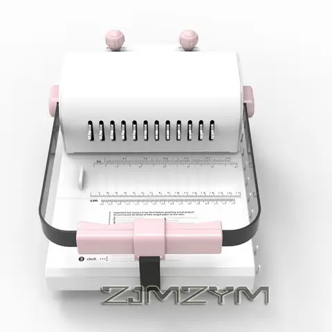 Binding Machine 2:1 Double Wire Binding Machine Single-pass 20 Pages Punching Suitable for Book and Notebooks Binding
