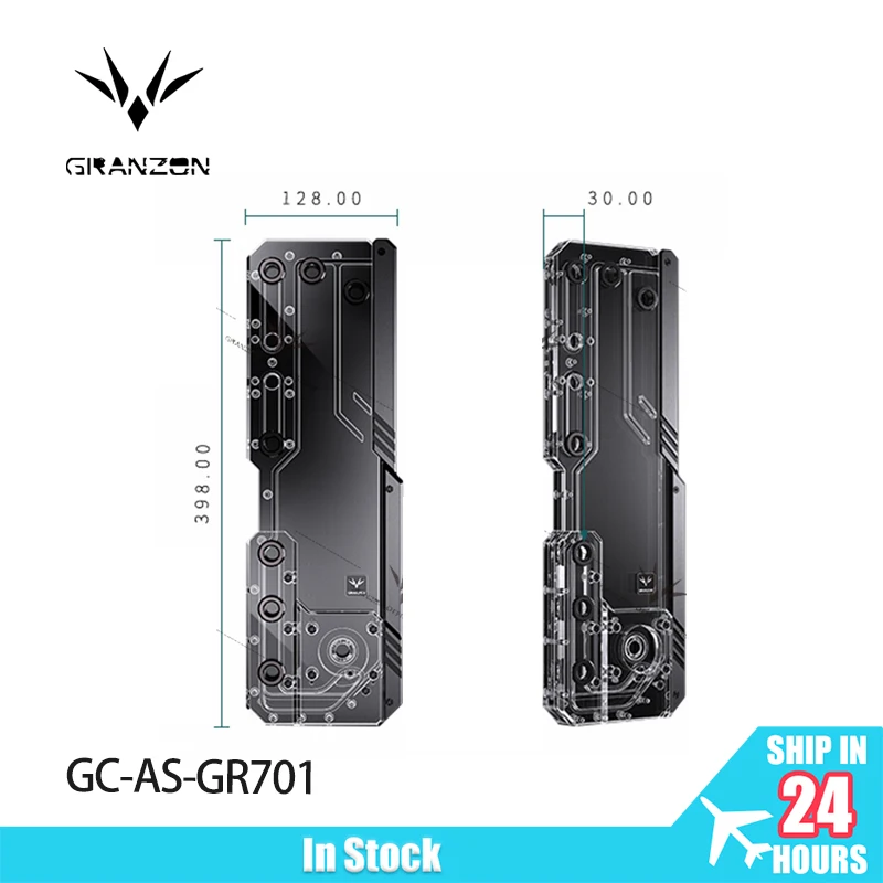 

Granzon GC-AS-GR701 Acrylic Distro Plate /Board Reservoir for ASUS ROG Hyperion GR701 Computer Case /PC Cooling Combo DDC Pump