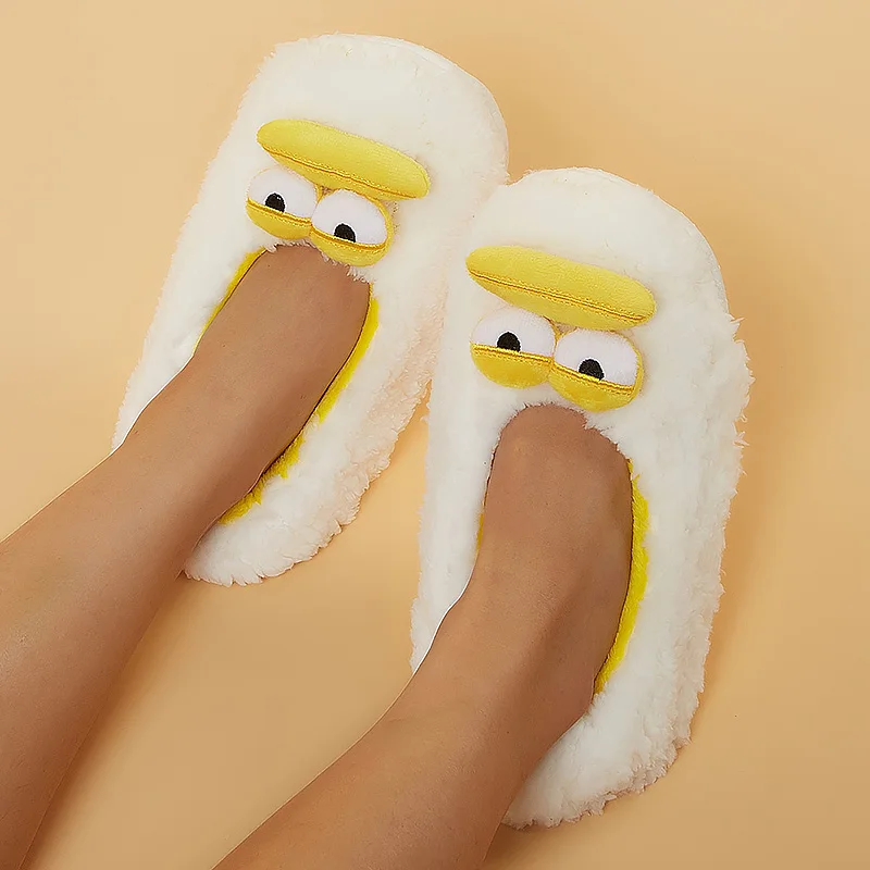 Duck Cute Slippers for women indoor Fuzzy Slippers Winter Slipper Warm Slippers For Women Fluffy Slippers Women House Slippers