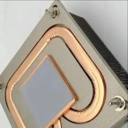 1U Thin Desktop Server Heatsink Pure Copper Tube CPU Radiator Support for Intel Core 2 Duo 2011 115X 1200