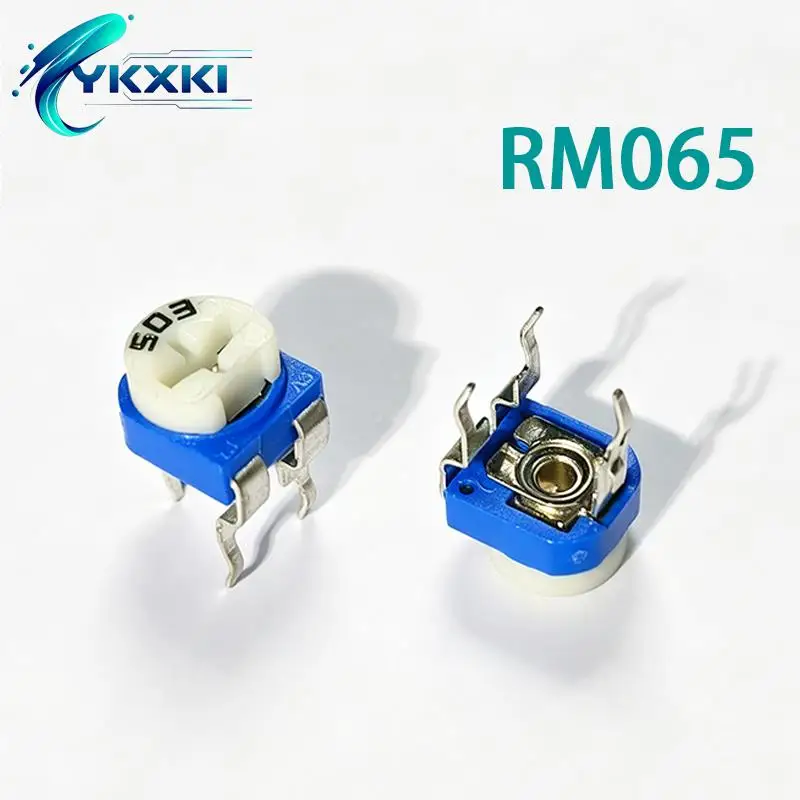 10PCS RM063 RM065 Trimpot Trimmer Potentiometer 100 200 500 1k 2k 5k 10k 20k 47k 50k 100k 200k 500k 1m 2m Ohm Variable Resistor