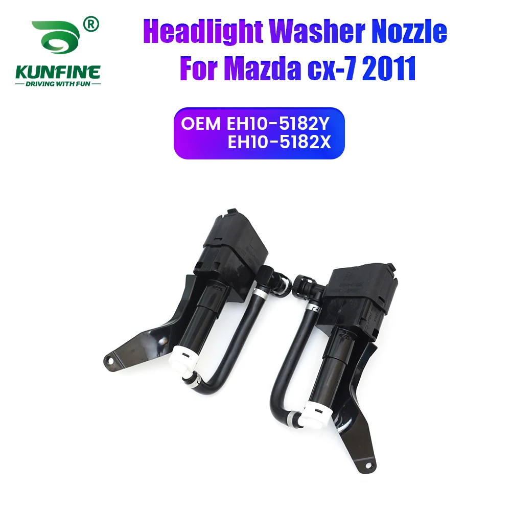 

Автомобильная фара, передний бампер, омыватель, распылительная насадка, крышка насоса для фар для Mazda cx-7 2011 EH10-5182Y EH10-5182X