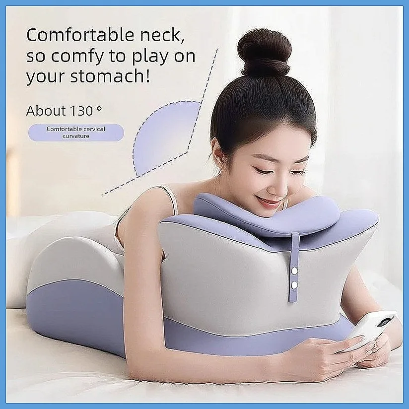 Memory Foam Bed Wedge Pillow for Anti Snoring, Acid Reflux Relief, Neck Back Leg Pain, Reading Sleeping & Post Surgery
