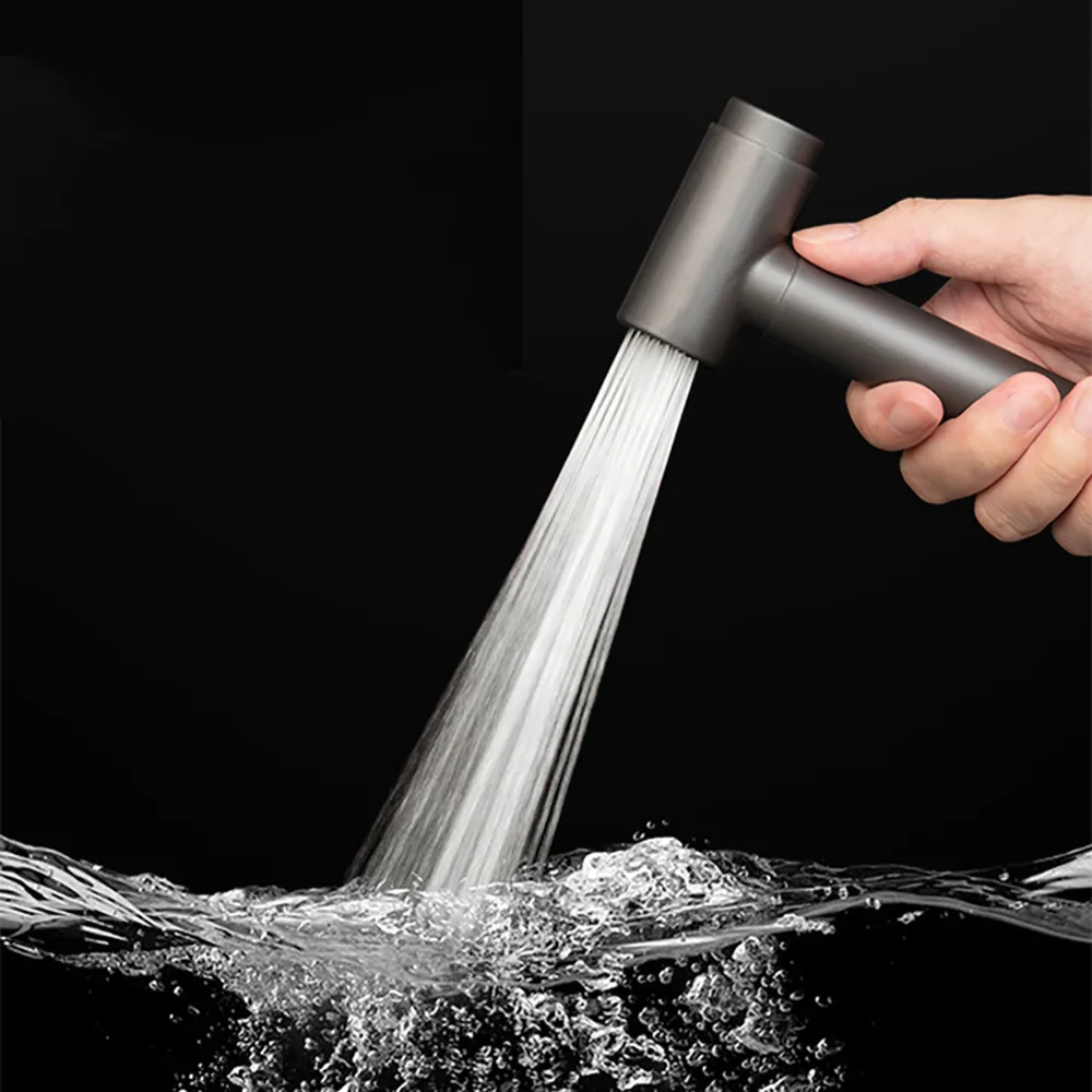 Tianview Gun gray toilet cleaning bidets spray gun set toilet valve three-way companion household one-in-two-out booster flusher