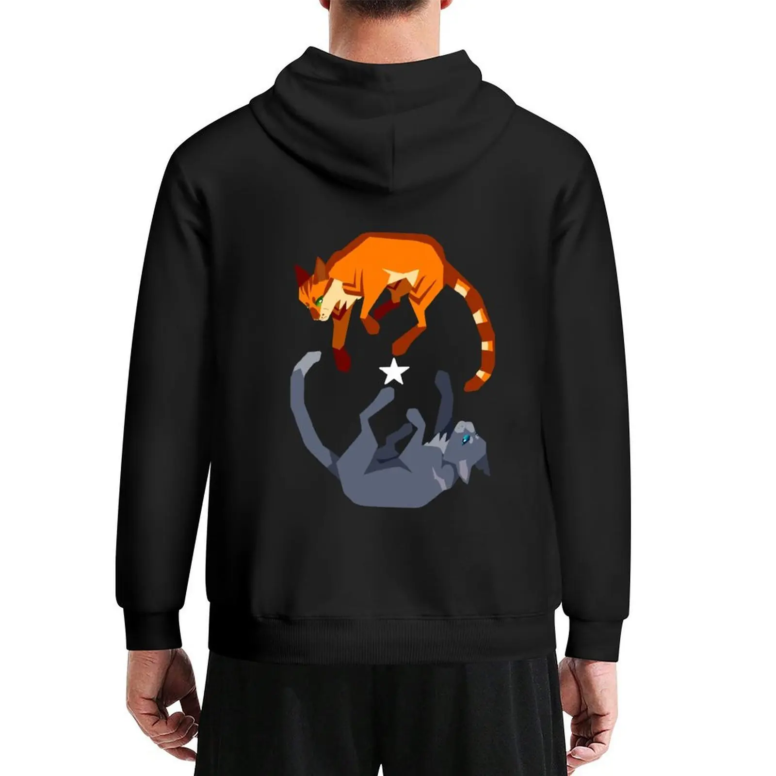 Fireheart/Bluestar Hoodie aesthetic clothing autumn new products men's winter sweater winter clothes man hoodie