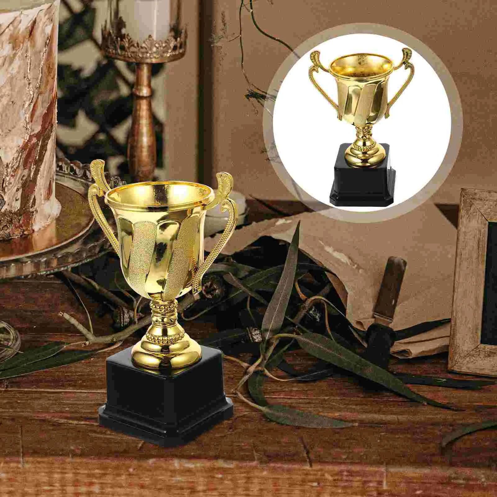 

Kids Trophies for Rewards Children's Competition Trophy Toys Plastic Competitions Conical Medals and