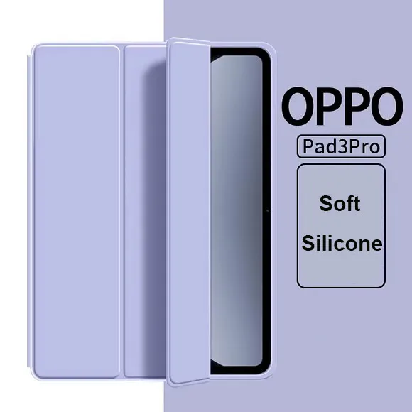 

Мягкий силиконовый чехол для OPPO Pad SE 11 2025 Pad2 Pad3 11.61 Air 2 Neo 11.4 Air 10,36 Кожаный защитный чехол с автоматическим режимом сна и пробуждения