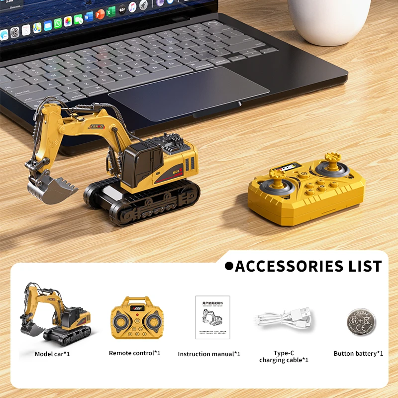 Excavator-Yellow
