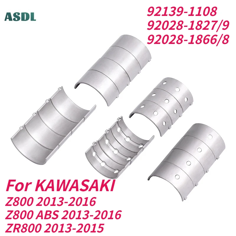 

Motorcycle Connecting Rod Main Crankshaft Bearing For KAWASAKI Z800 ABS ZR800 13-16 Z750 Z750S Z750R Z 750 800 Z1000 92139-1108