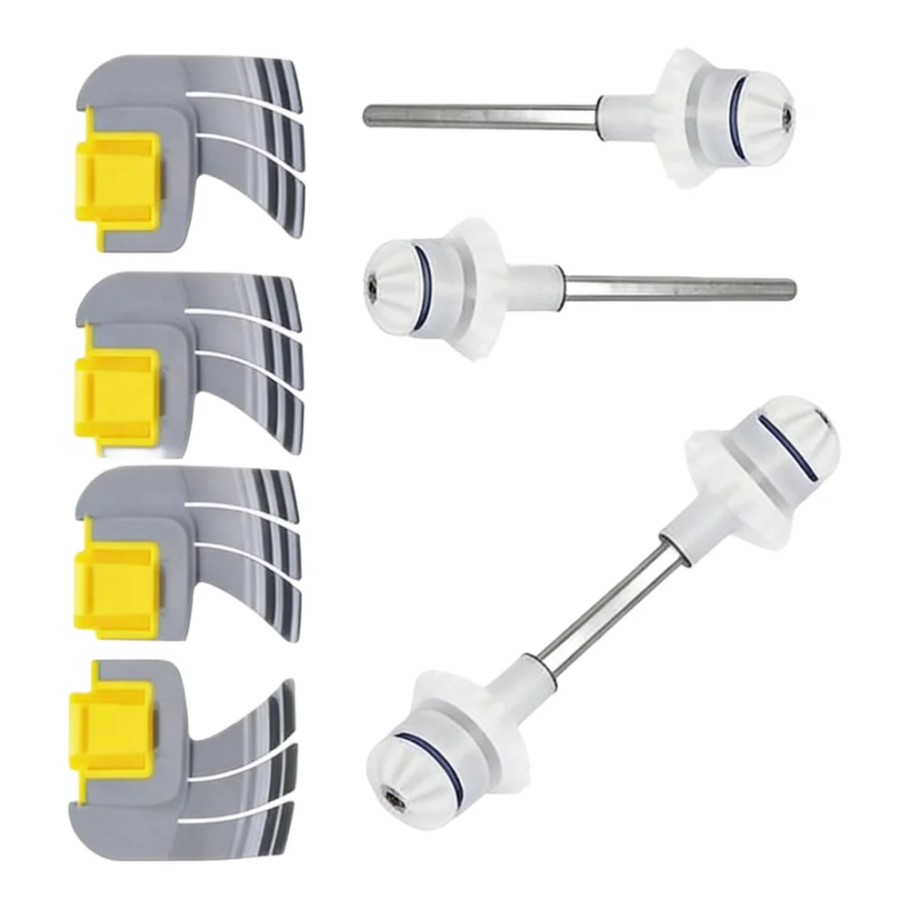 For Zodiac MX8 MX6 Pool Cleaner Maintenance Kit R0526100: 2 Tires 2 Drive Shafts 2 C60 Bearings 4 Brush Assemblies